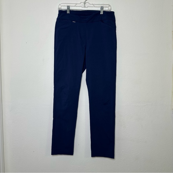 EP New York Navy Women's Pull On Magic Trousers Ankle Pants Size M - Picture 5 of 15